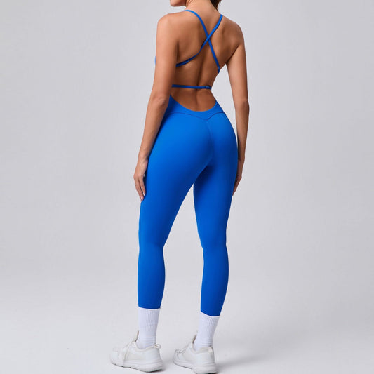 Sculpt Open-Back Jumpsuit